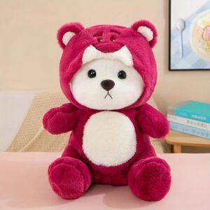 gấu bông Lena màu hồng